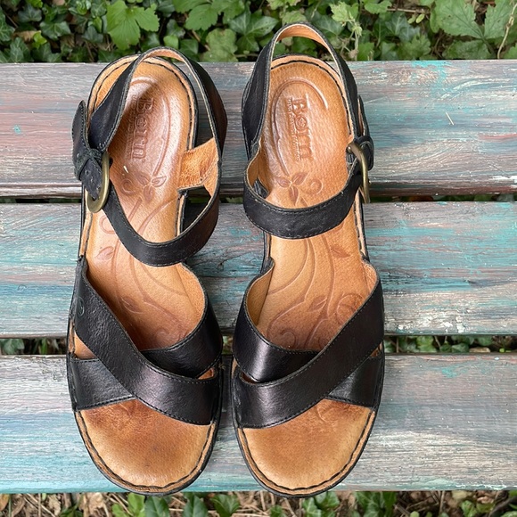 Born Shoes Black Born Sandals Poshmark